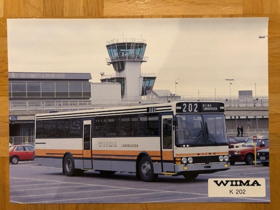 Esite Wiima K202 K 202 bussi linja-auto 1980-luku