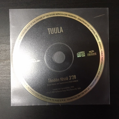 Tuula - Tänään tässä PROMO CDS