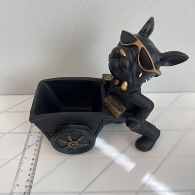 UUSI! Tyylikäs French Bulldog -Säilytyspatsas (Kärry)