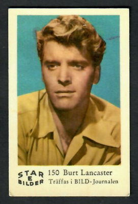 Keräilykuva - Burt Lancaster Star E Bilder 150