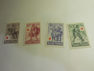 1940 punainen risti sarja , postituore