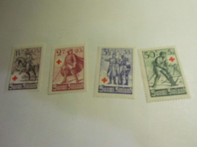 1940 punainen risti sarja , postituore