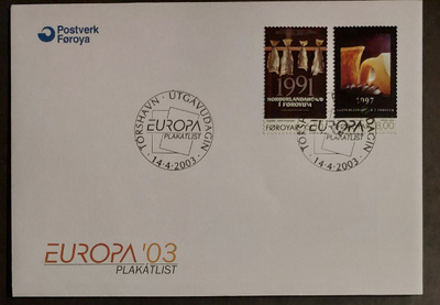 Färsaaret 2003 - Europa CEPT FDC