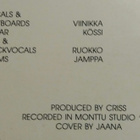 CRISS - vinyylisingle - v.1990 - pikkukuva 3