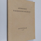 Ateneumin taidekokoelmat : luettelo 1948 - pikkukuva 1
