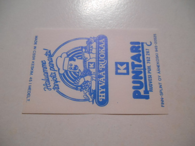 TT Etiketti K Puntari Ruovesi
