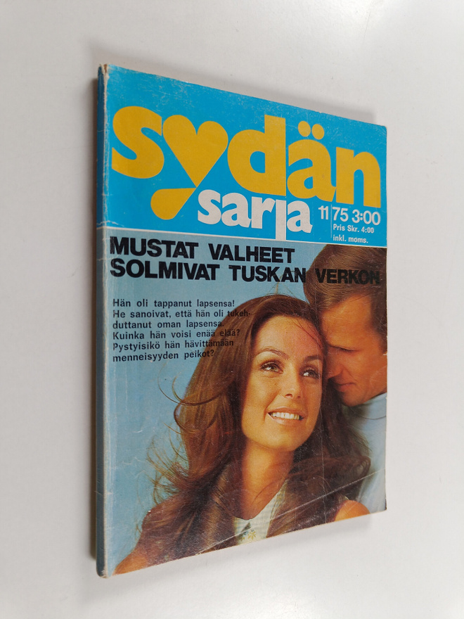 Sandra Carsten : Sydänsarja 11/1975 : Mustat valheet solm...