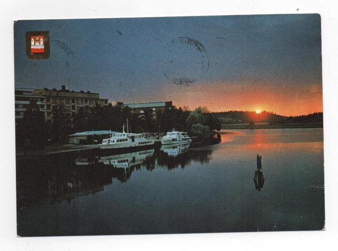 HÄMEENLINNA: Auringonlasku laivarannassa ja vesibusseja