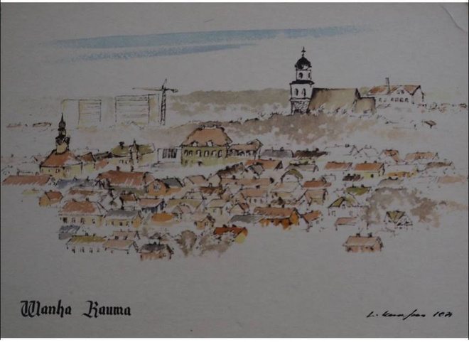 kortti ** Rauma - erilaisia taidekortteja
