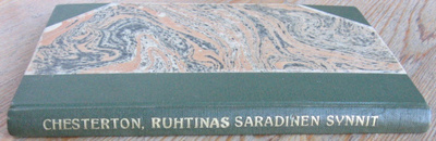 G.K. Chesterton: Ruhtinas Saradinen synnit, Kirja 1916. 101s