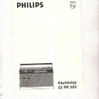 Philips, radio, televisio + muu, ohjeet ja esite. - pikkukuva 1
