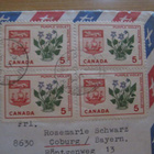 Canada R-kuori kukka merkein Saksaan 1965 - pikkukuva 3