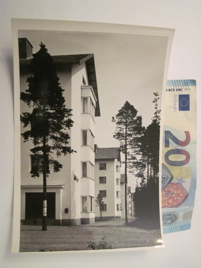 Postikortin Alkup. Valokuva Mikä Paikkakunta? 1950-l