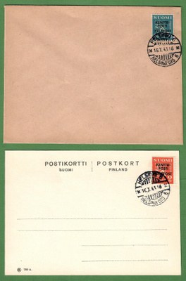Kenttäpostikuori ja kortti 1941(103)
