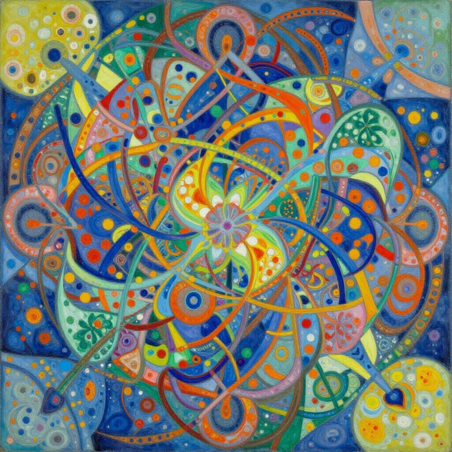 Uusi abstrakti alumiinitaulu 20 cm x 20 cm