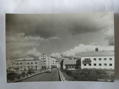 VANHA Postikortti Tornio 1950-luku Alkup.Mallikappale