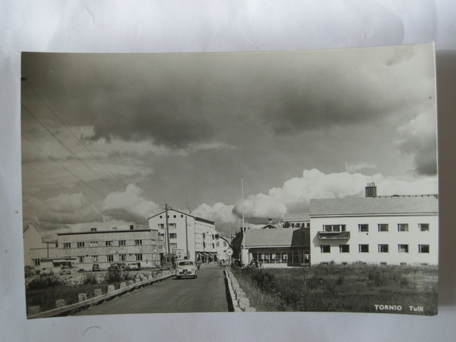 VANHA Postikortti Tornio 1950-luku Alkup.Mallikappale