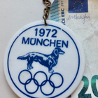 VANHA Merkki Avaimenperä Munchen 1972 Olympia - pikkukuva 1