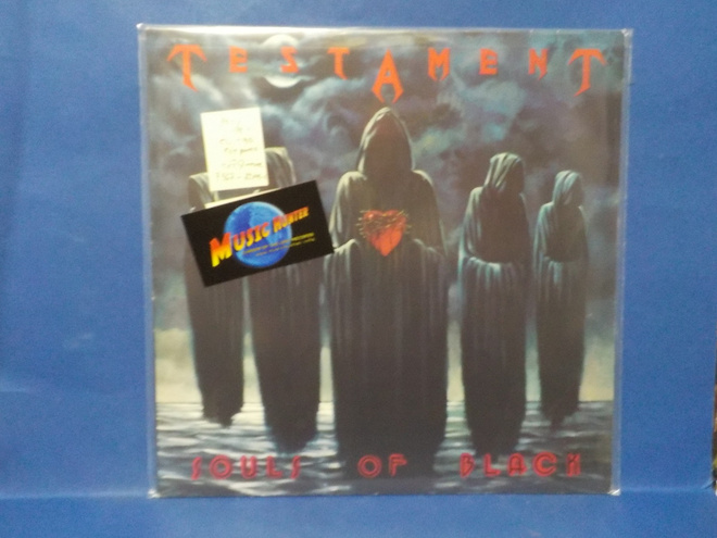 TESTAMENT - SOULS OF BLACK M-/M- EU -90 1ST PRESS LP