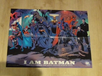 BATMAN JULISTE - I AM BATMAN, The BATTLE FOR The COWL BEGIN