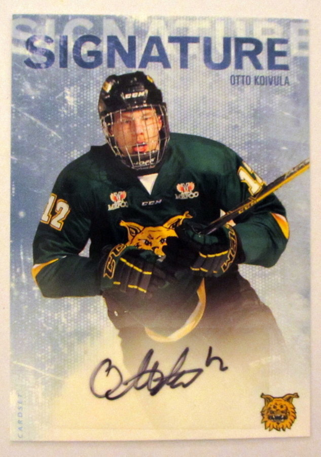 Otto Koivula Ilves Signature Cardset 2016-17