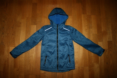 Crivit sininen softshell takki 134-140