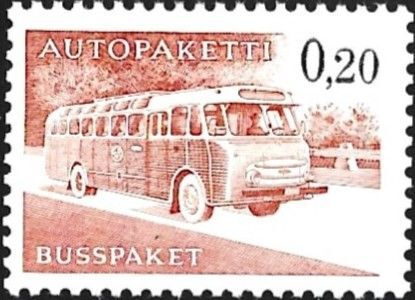 1963 AP 11  oranssi 0,20 mk  ** LaPe AP 11 yEG