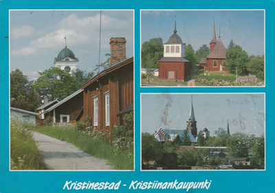 KIRKKOKORTTI - KRISTIINANKAUPUNGIN UUSI JA VANHAKIRKKO - 1