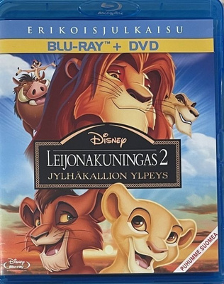 Leijonakuningas 2 : Jylhäkallion Ylpeys - (Blu-ray + DVD)