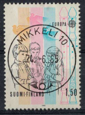 1985 Eurooppa 1,50 mk loisto MIKKELI -85