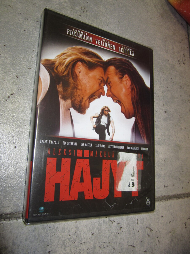 HÄJYT -AVAAMATON DVD - TEHDASMUOVIT PÄÄLLÄ