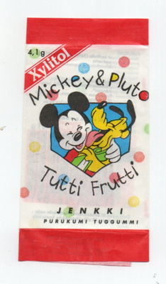 Purkkakääre Mickey & Pluto Tutti Frutti