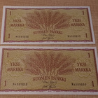 1 mk 1963 M 4505858-59 War-Asp 2peräk. KL 9,8 - pikkukuva 1