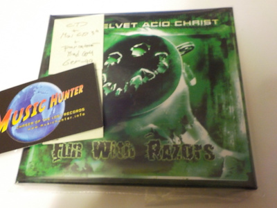 VELVET ACID CHRIST - FUN WITH RAZORS M-/M- CD + 3'' CD BOKSI
