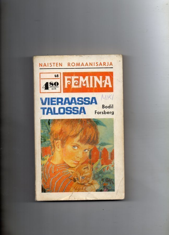Femina n:o 48 1975 Bodil Forsberg: Vieraassa talossa.