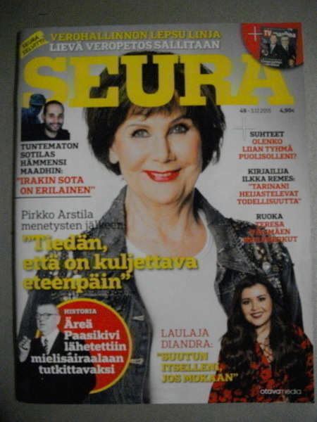 Seura lehti Nro 49/2015 (14.3)