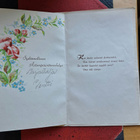 Kukkakimppu, sign?, taittokortti, kulkenut - pikkukuva 3