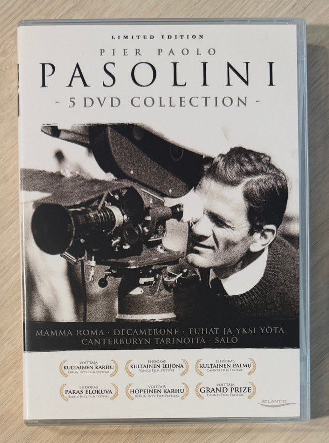 PASOLINI-kokoelma (1962-1975) 5 elokuvaa (5DVD)