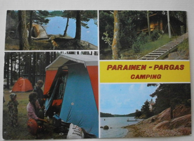 Parainen - Pargas, Camping, monikuvapk, p. 1981