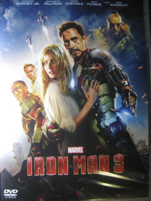 IRON MAN 3 DVD UUSI