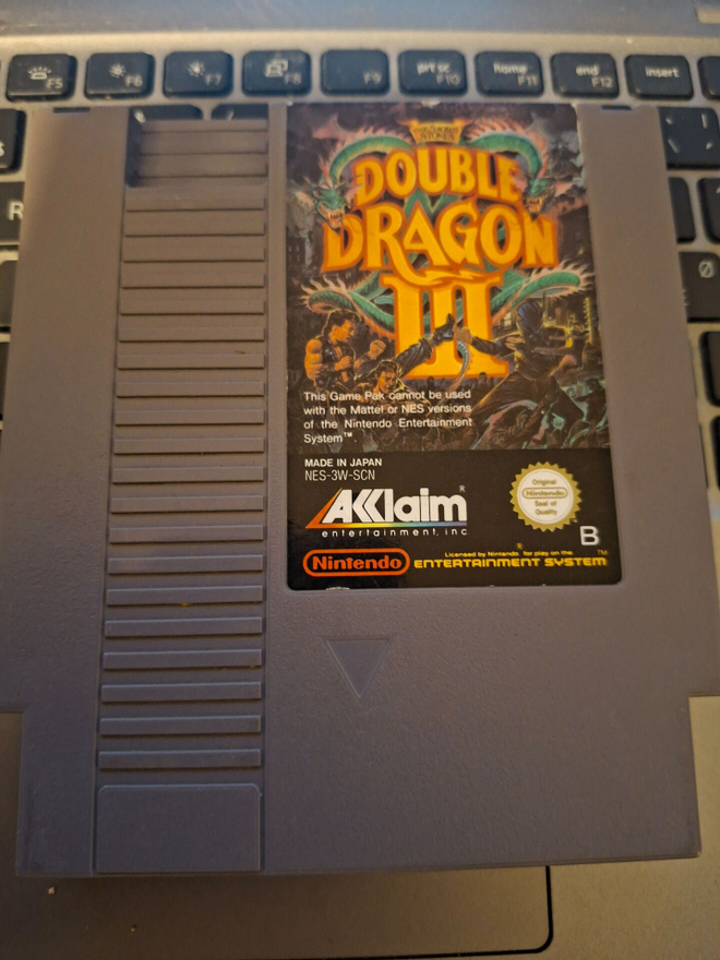 NES Double Dragon 3 The Sacred Stones Pal B SCN