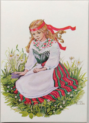 kortti **/° Parikka Salli Kansallispuku - erilaisia