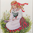kortti **/° Parikka Salli Kansallispuku - erilaisia - pikkukuva 1