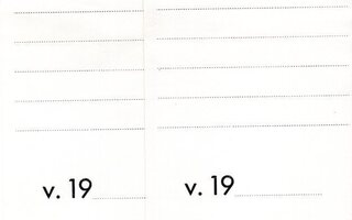 PUOLUSTUSMINISTERIÖ MAPPIETIKETIT,  2kpl  (1980-luvulta)
