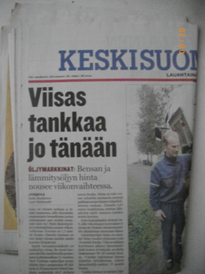 Keskisuomalainen 21.8.2004 (27.5)