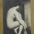 vintage pin-up postikortti - 1900-luku alku - pikkukuva 1