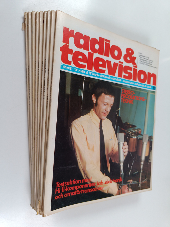 Radio & Television 1972 (n:o 1-12, n:o 9 & 11 puuttuu)