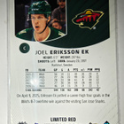 Joel Eriksson Ek 2025-26 SP Authentic Limited Red - pikkukuva 2