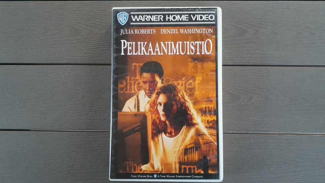 VHS: Pelikaanimuistio (Julia Roberts, Denzel Washington 1993