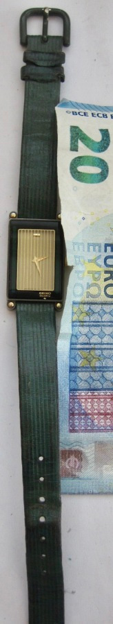 VANHA Kello Seiko Japani Sito Tyylikäs UPEA VÄri
